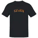 NAPLES Tiger Print Animal Pattern Text Men's T-shirt