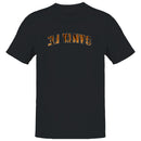 Santa Fe Tiger Print Lettering Men's T-shirt