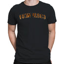 Costa Mesa Tiger Print Letter Men's T-shirt