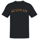 Los Angeles Tiger Print Arch Text Men's T-shirt