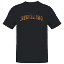 Baltimore Tiger Print Arched Letters Men's T-shirt