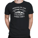 Operation Epic Fury Strike Force Planes Men's T-shirt