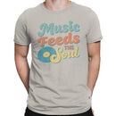 Music Feeds Soul Retro Art Men's T-shirt