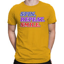 Spin Repeat Smile Men's T-shirt