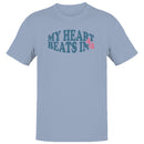 Heart Beats in 4/4 Music Humor Men's T-shirt