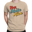 Keep the Music Alive Retro Men's T-shirt