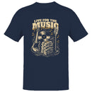 Live For The Music Retro Men's T-shirt