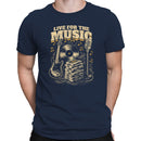 Live For The Music Retro Men's T-shirt
