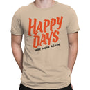 Vintage Happy Days Art Men's T-shirt