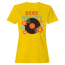 Stay Groovy Retro Flowers Women's T-shirt