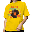 Stay Groovy Retro Flowers Women's T-shirt