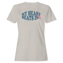 Heart Beats in 4/4 Music Humor Women's T-shirt