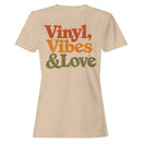 Retro Vinyl Vibes & Love Women's T-shirt