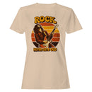 Rock Never Gets Old Retro Art Women's T-shirt