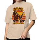 Rock Never Gets Old Retro Art Women's T-shirt