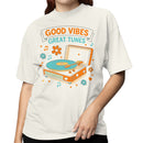 Good Vibes Retro Record Women's T-shirt