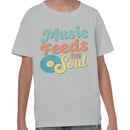 Music Feeds Soul Retro Art Youth T-shirt