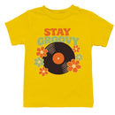 Stay Groovy Retro Flowers Youth T-shirt