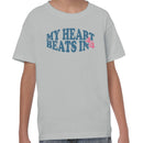 Heart Beats in 4/4 Music Humor Youth T-shirt
