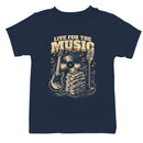 Live For The Music Retro Youth T-shirt