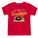 Happy Place Has a Turntable Youth's T-shirt