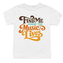 Music Lives Retro Youth T-shirt