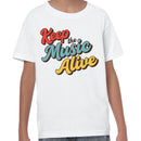 Keep the Music Alive Retro Youth T-shirt