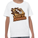Keep It Spinning Vinyl Record Youth T-shirt