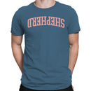 Shepherd Arched Pink Bold Text Men's T-Shirt