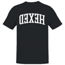 Hexed Bold Arched Typography Men's T-Shirt