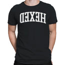 Hexed Bold Arched Typography Men's T-Shirt