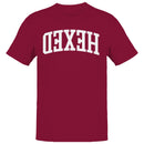 Hexed Bold Arched Typography Men's T-Shirt
