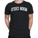 Moon Child Retro Curved Lettering Men's T-Shirt