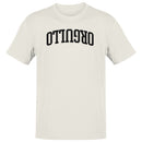 Bold Arched Text Design Men's T-Shirt