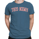 Amen Girl Retro Pink Typography Men's T-Shirt