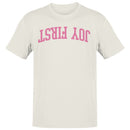 Joy First Motivational Arched Text Men's T-Shirt