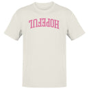 Hopeful Pink College Font Men's T-Shirt