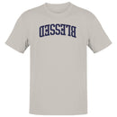 Blessed Arched Bold Typography Men's T-Shirt