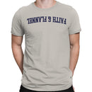 Faith & Flannel Retro Typography Men's T-Shirt