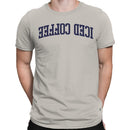 Iced Coffee Vintage Curved Text Men's T-Shirt