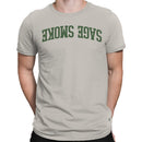 Sage Smoke Retro Arch Cannabis Men's T-Shirt