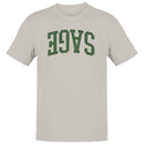 Vintage Sage Green Bold Text Men's T-Shirt