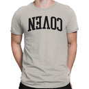 Coven Gothic Arched Typography Men's T-Shirt