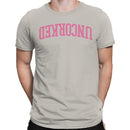 Uncorked Pink Retro Wine Quote Men's T-Shirt