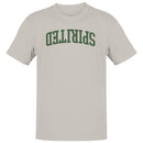 Spirited Slogan Retro Arched Text Men's T-Shirt
