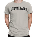 Caffeinated Bold Retro Typography Men's T-Shirt