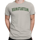 Wildflower Retro Arched Text Graphic Men's T-Shirt