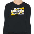 May The Fourth Be With You Galaxy Women's Long Sleeve