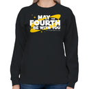 May The Fourth Be With You Galaxy Women's Sweatshirt