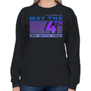 May the 4th Retro Design Women's Sweatshirt